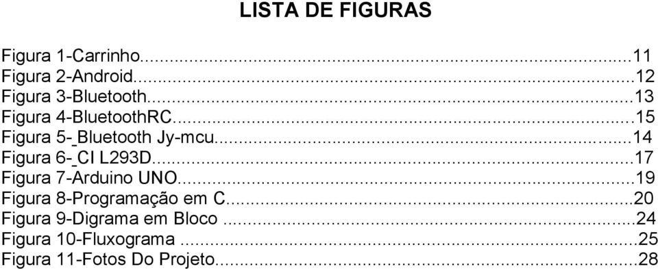 ..14 Figura 6- CI L293D...17 Figura 7-Arduino UNO...19 Figura 8-Programação em C.