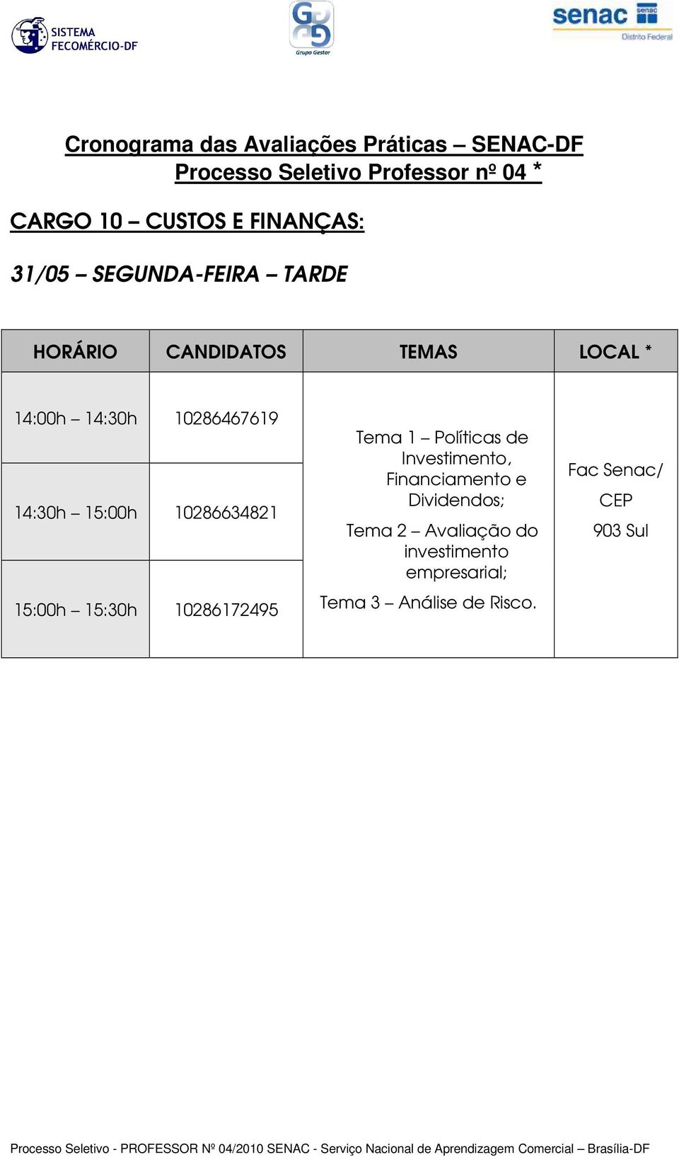 10286172495 Tema 1 Políticas de Investimento, Financiamento e