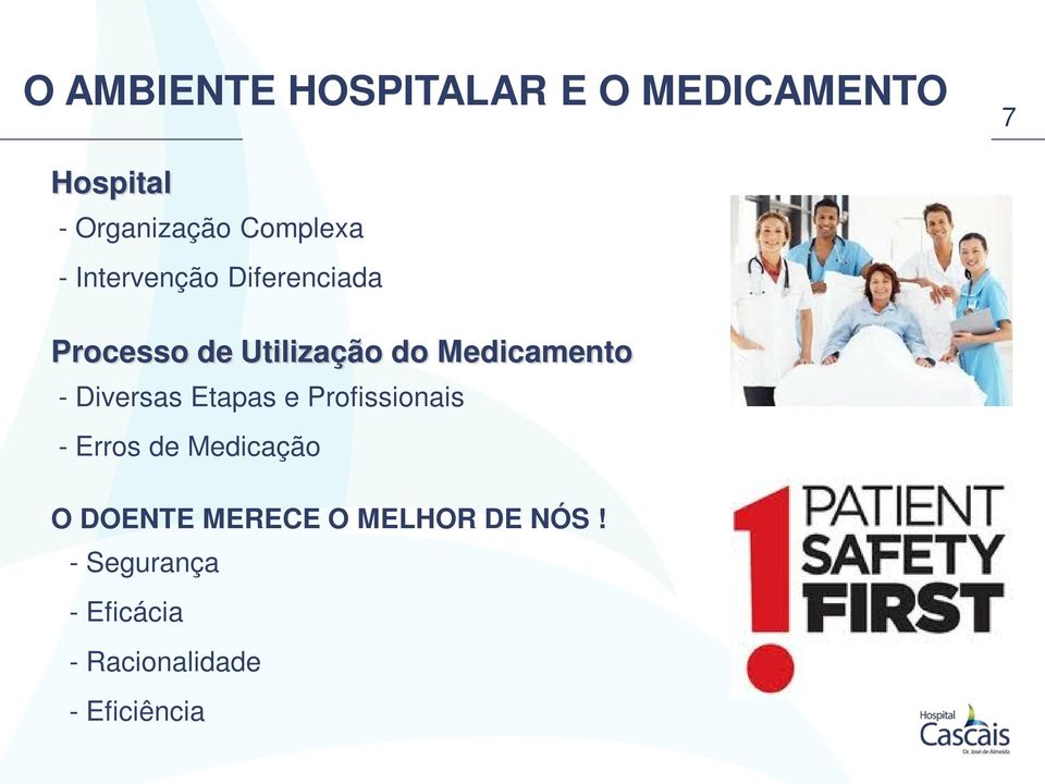 Medicamento - Diversas Etapas e Profissionais - Erros de Medicação O