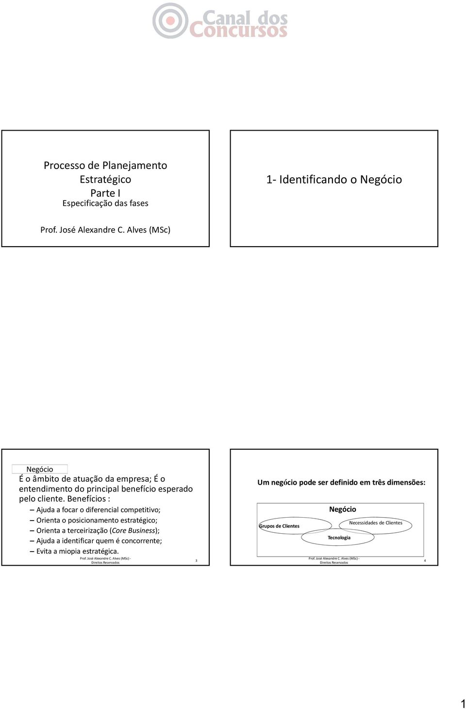 Benefícios : Ajuda a focar o diferencial i competitivo; ii Orienta o posicionamento estratégico; Orienta a terceirização (Core Business);