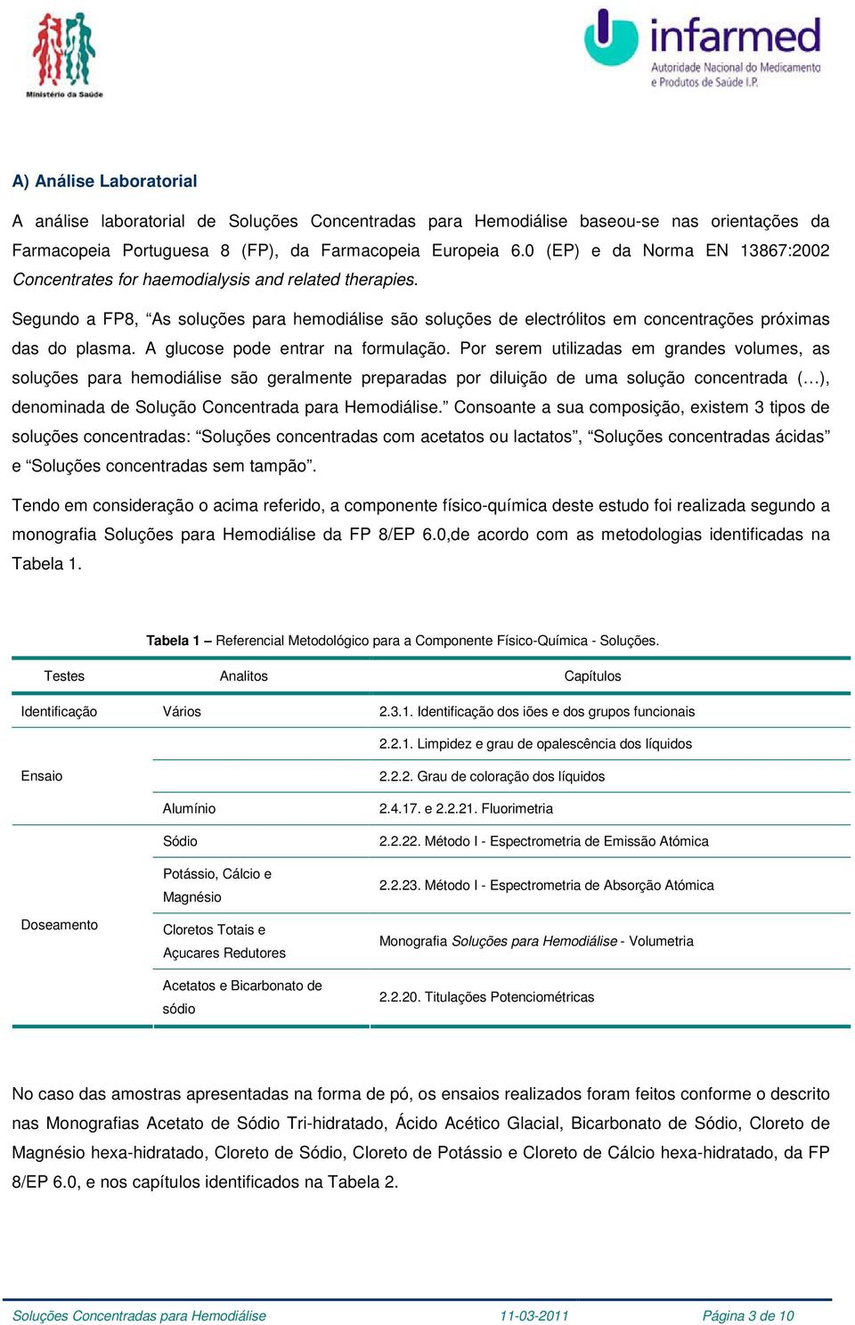 A glucose pode entrar na formulação.