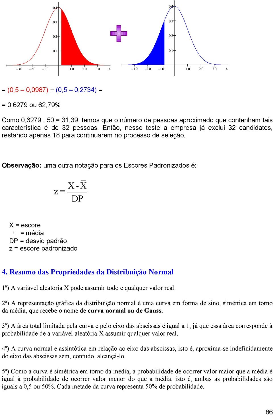 Então, nesse teste a empresa já exclui 32 candidatos, restando apenas 18 para continuarem no processo de seleção.