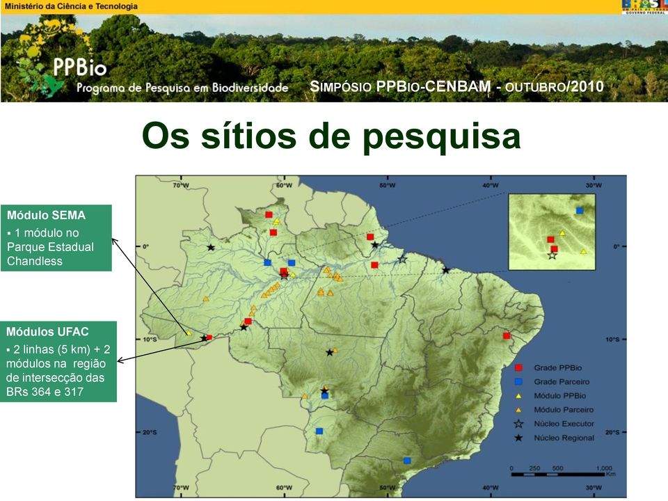 Estadual Chandless Módulos UFAC 2 linhas (5 km)