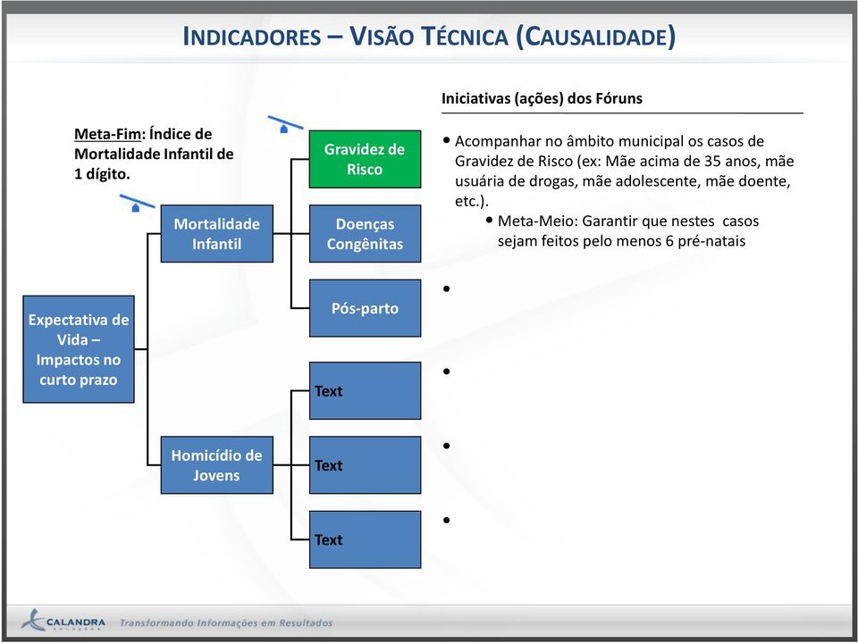 Expectativa de Vida Impactos no curto prazo Mortalidade Infantil Gravidez de Risco Doenças Congênitas Text Pós-parto