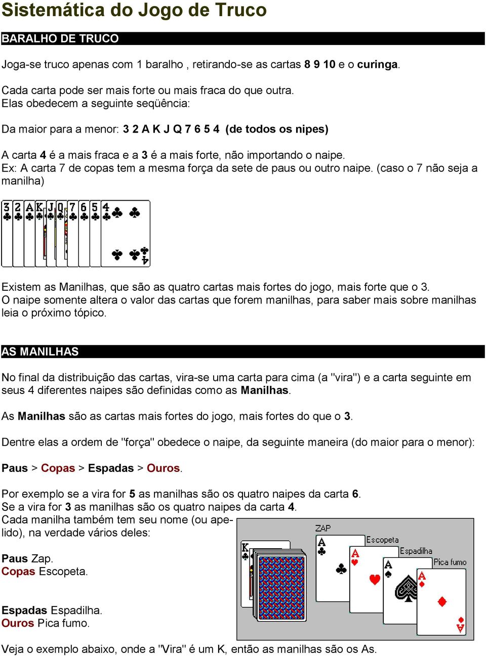 Silo - Tips - Regras Do Truco Paulista, PDF, Cartas de baralho