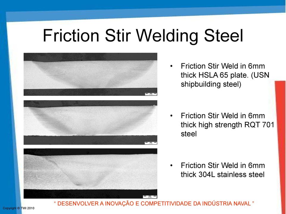 (USN shipbuilding steel) Friction Stir Weld in 6mm