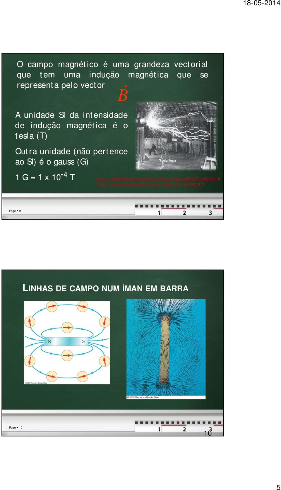 ao SI) é o gauss (G) 1G=1x1010-4 T http://www.commarts.com/ca/interactive/cai03/02_ia03.