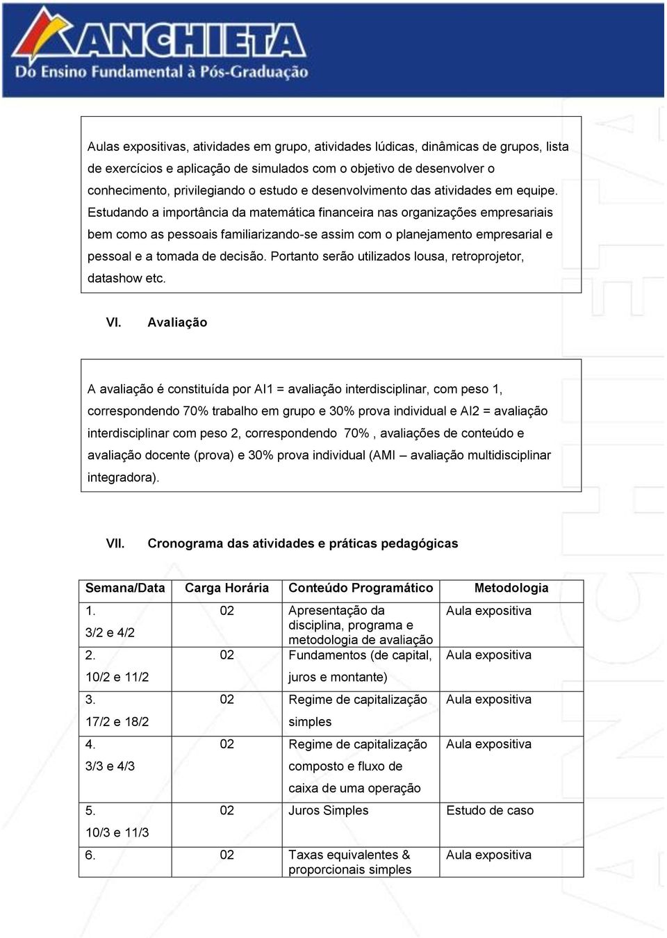 Estudando a importância da matemática financeira nas organizações empresariais bem como as pessoais familiarizando-se assim com o planejamento empresarial e pessoal e a tomada de decisão.