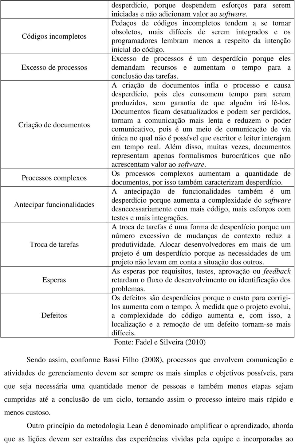 Pedaços de códigos incompletos tendem a se tornar obsoletos, mais difíceis de serem integrados e os programadores lembram menos a respeito da intenção inicial do código.