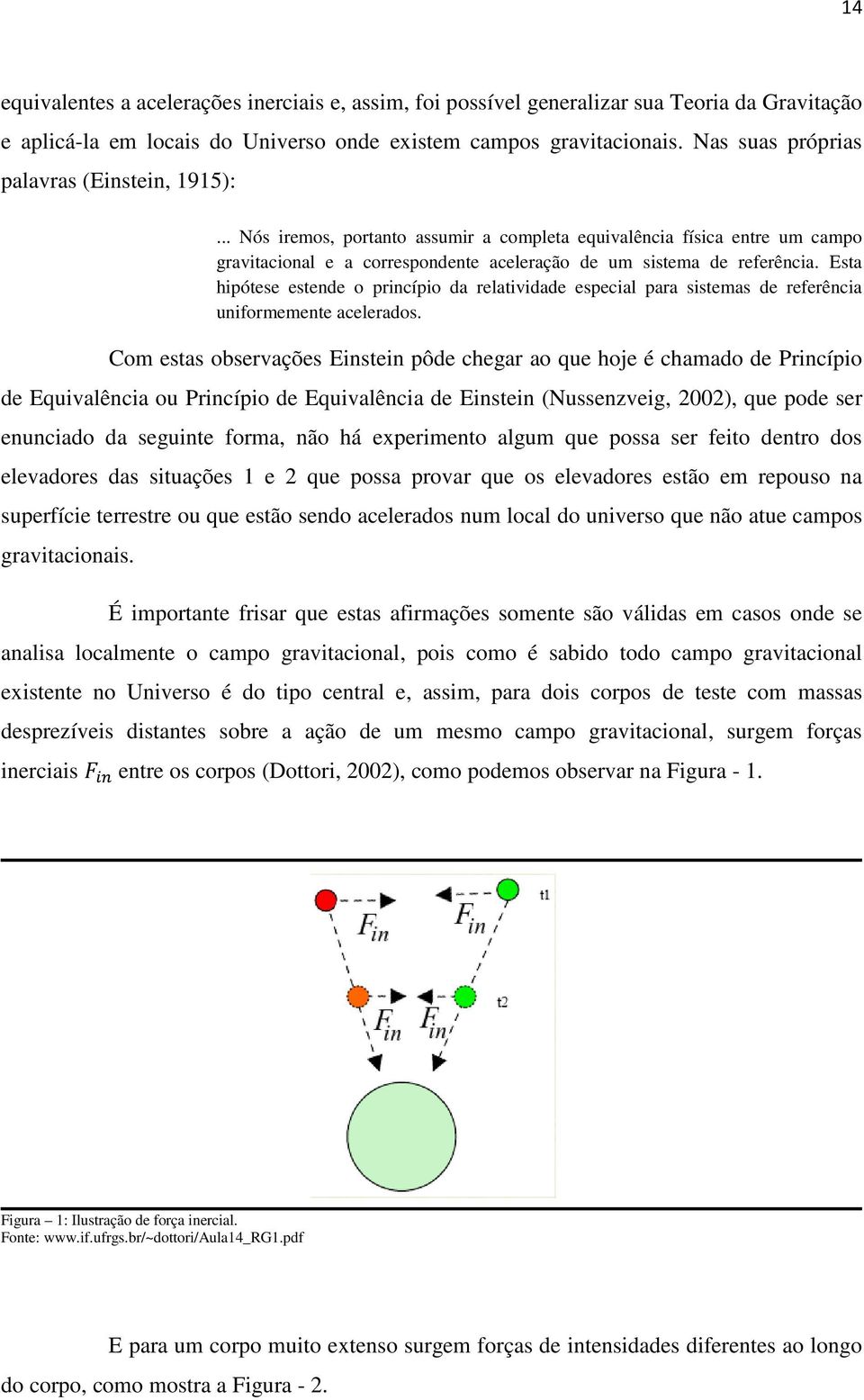 Esta hipótese estende o princípio da relatividade especial para sistemas de referência uniformemente acelerados.