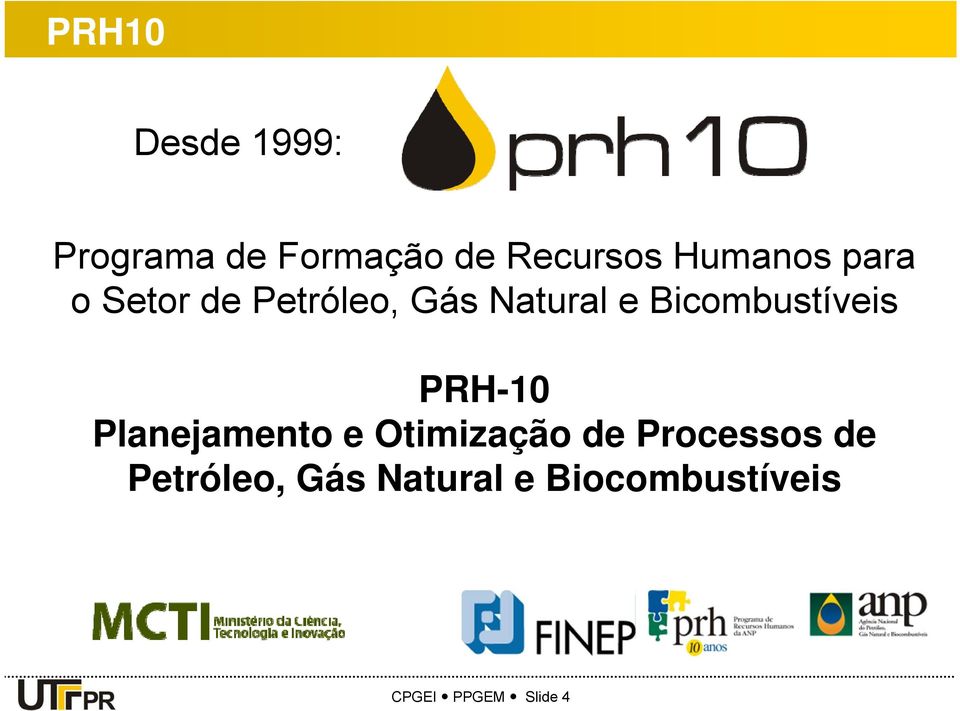 Bicombustíveis PRH-10 Planejamento e Otimização de