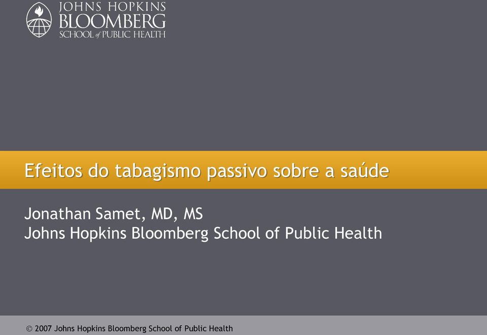 Hopkins Bloomberg School of Public Health