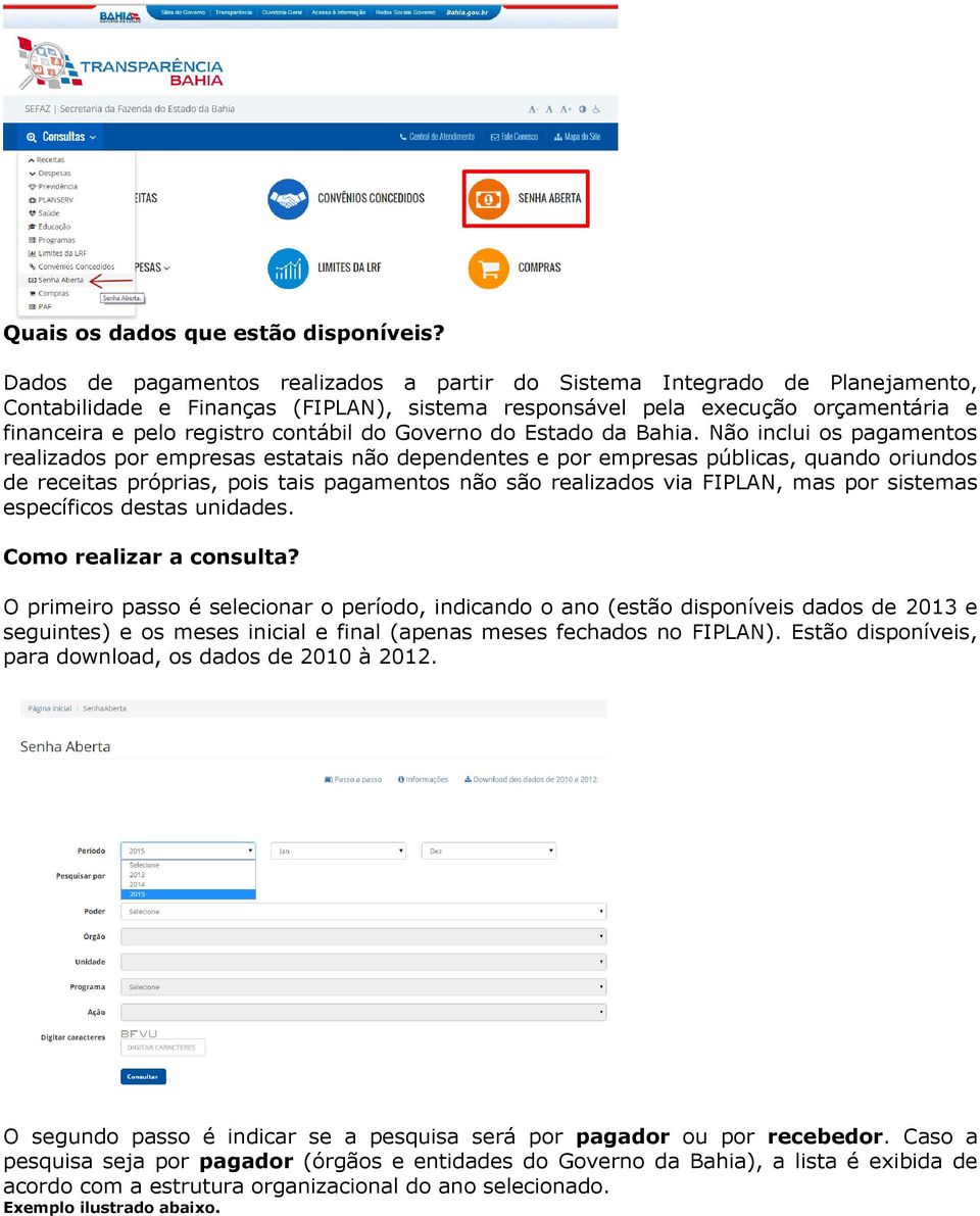 do Governo do Estado da Bahia.