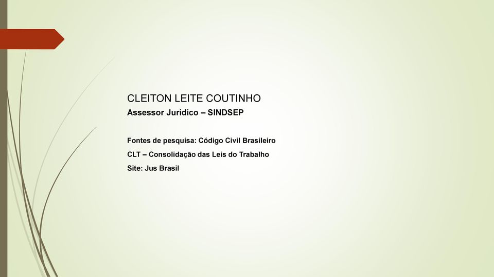 Código Civil Brasileiro CLT