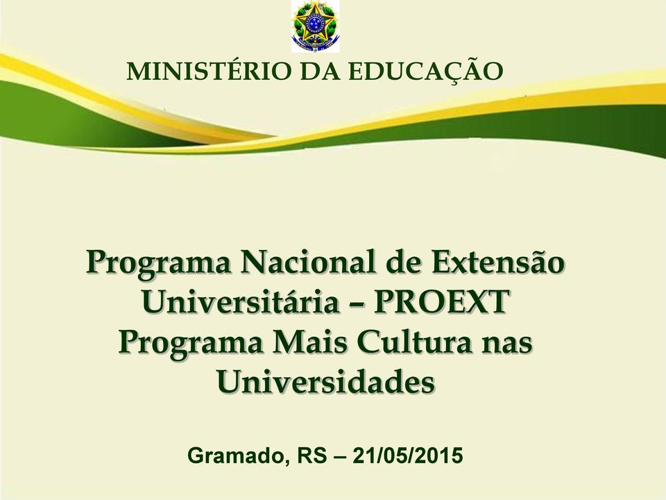 Universitária PROEXT Programa