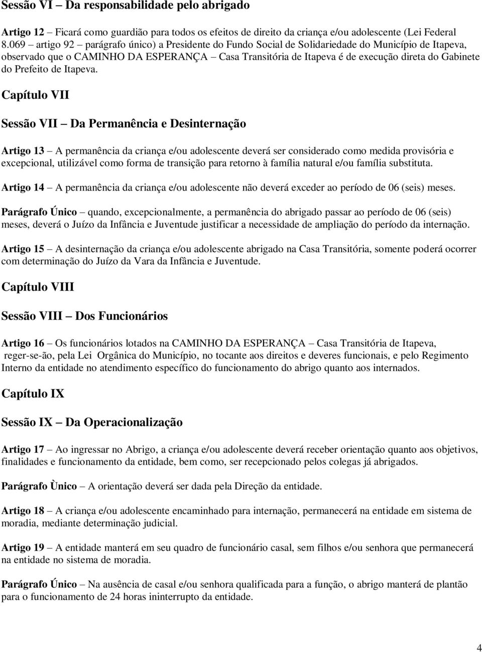 do Prefeito de Itapeva.