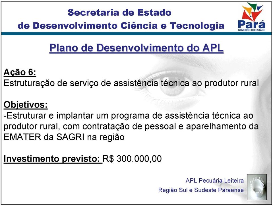 assistência técnica ao produtor rural, com contratação de