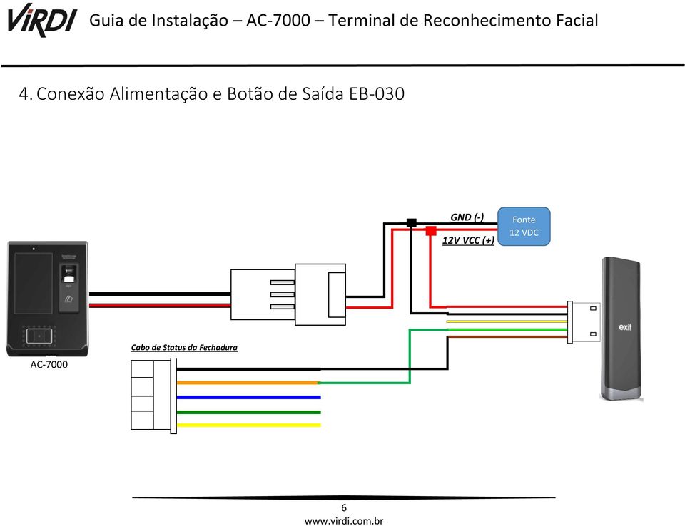 Botão de Saída