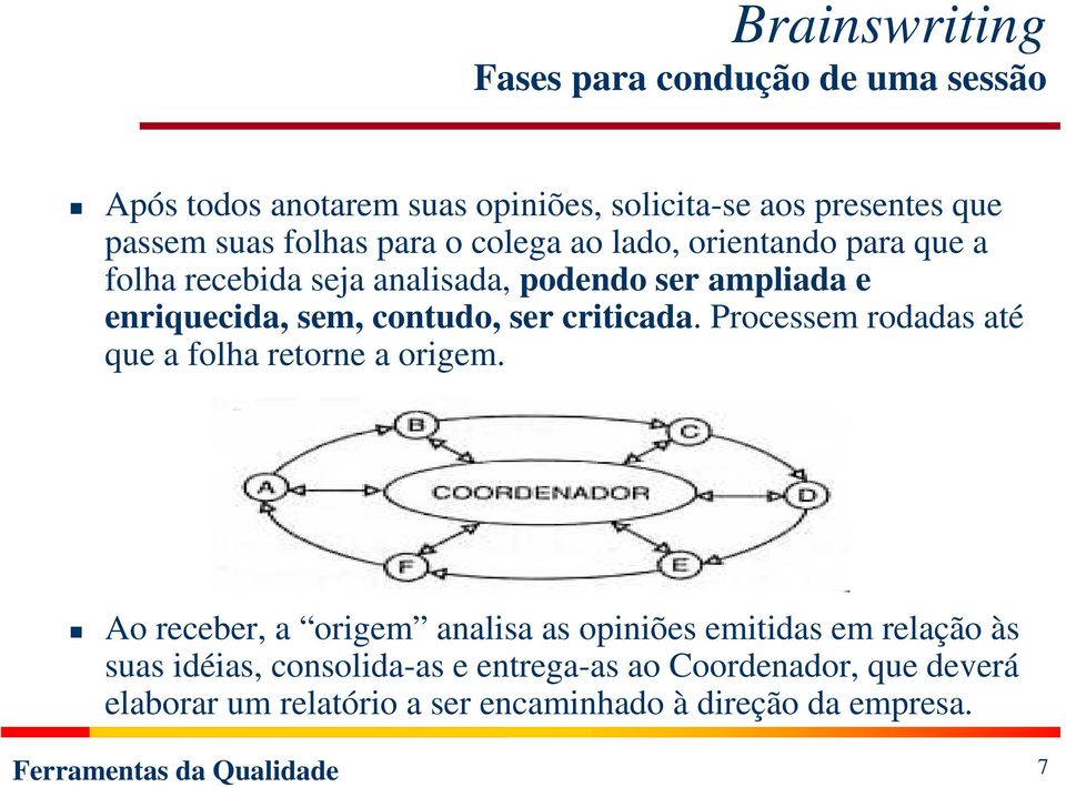 contudo, ser criticada. Processem rodadas até que a folha retorne a origem.