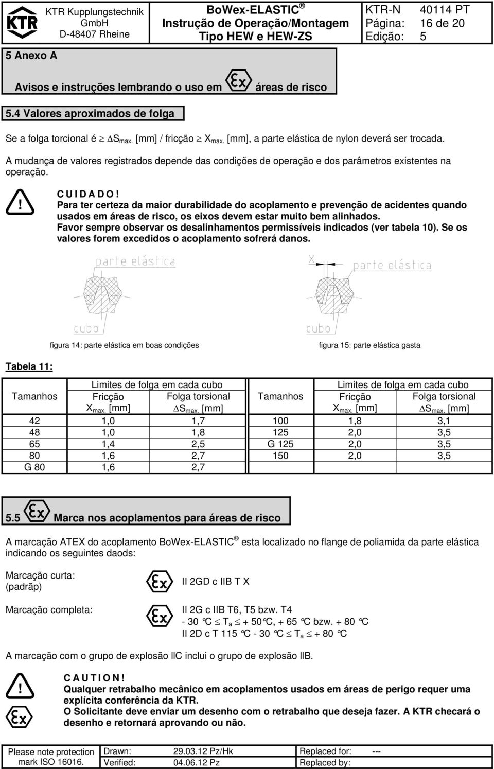 CUIDADO Para ter certeza da maior durabilidade do acoplamento e prevenção de acidentes quando usados em áreas de risco, os eixos devem estar muito bem alinhados.