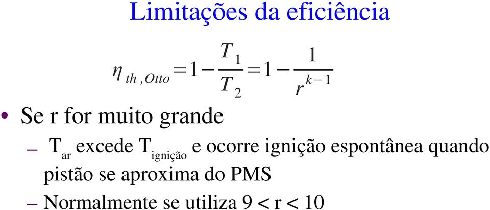 ignição e ocorre ignição espontânea quando