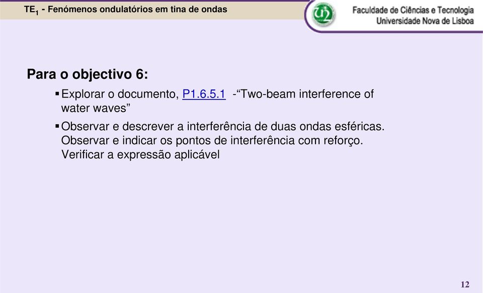 a interferência de duas ondas esféricas.