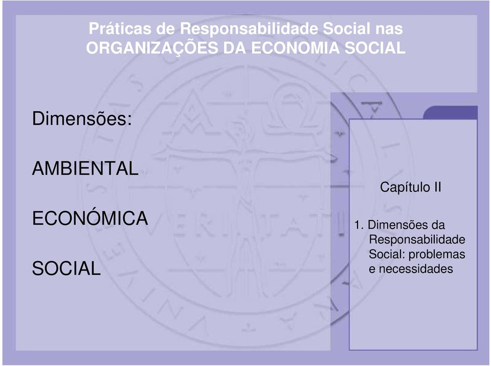 1. Dimensões da