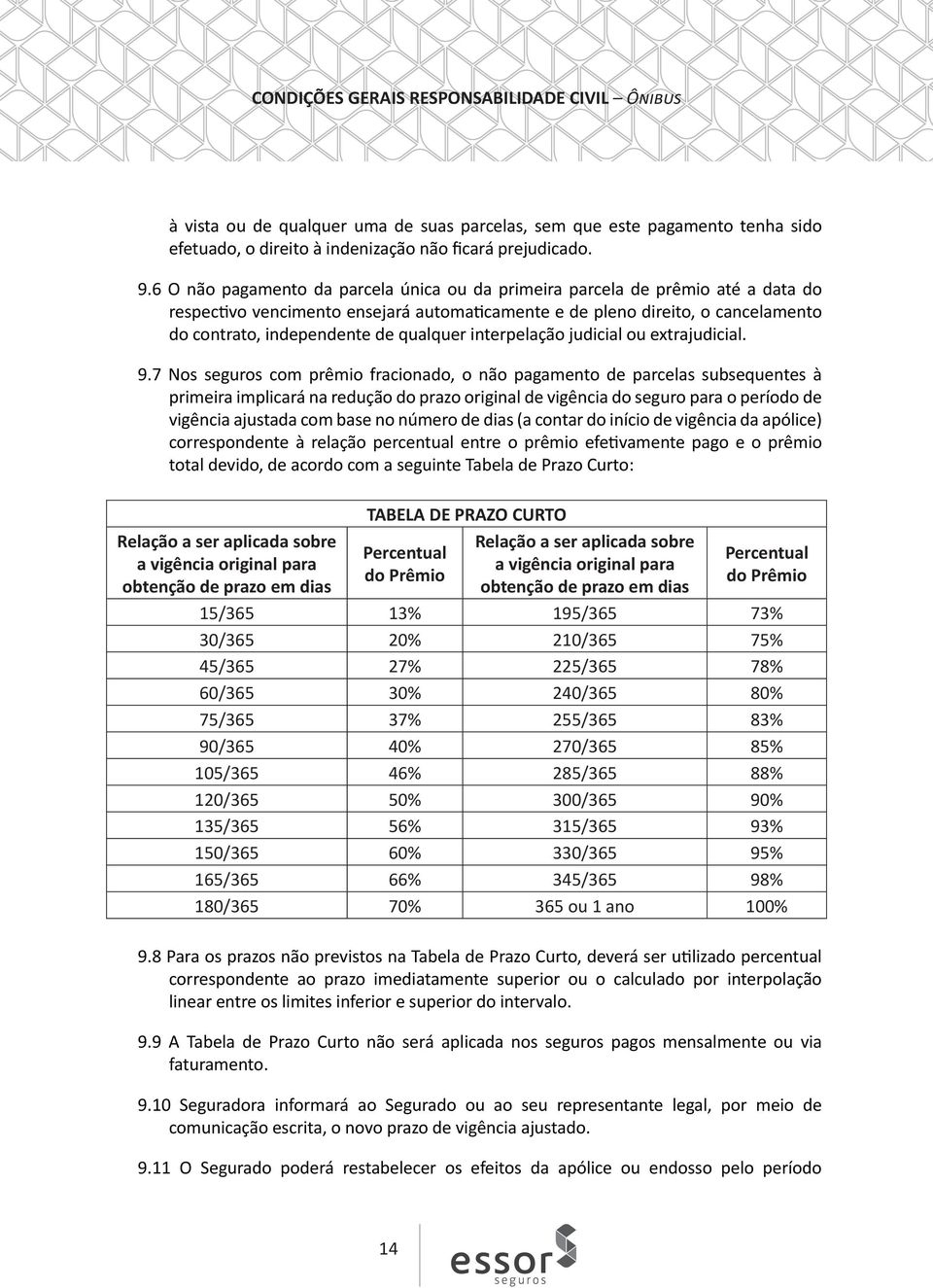 qualquer interpelação judicial ou extrajudicial. 9.