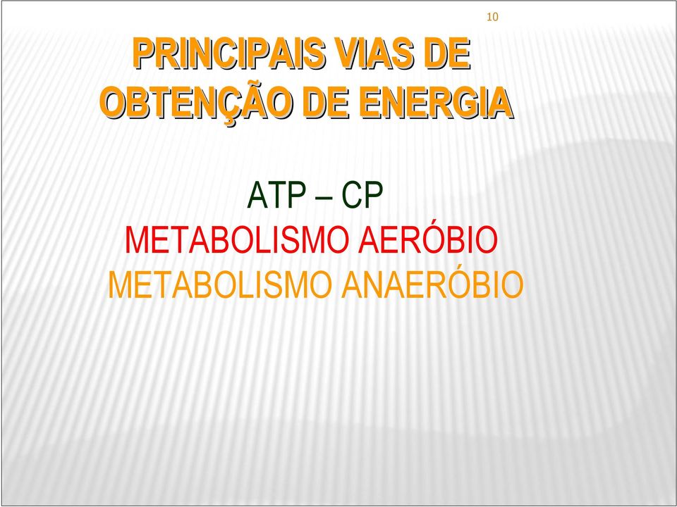 ATP CP METABOLISMO