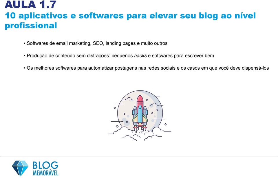 de email marketing, SEO, landing pages e muito outros Produção de conteúdo sem