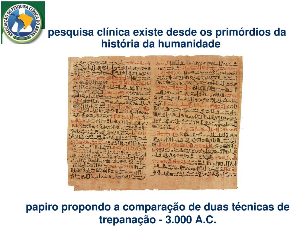 humanidade papiro propondo a