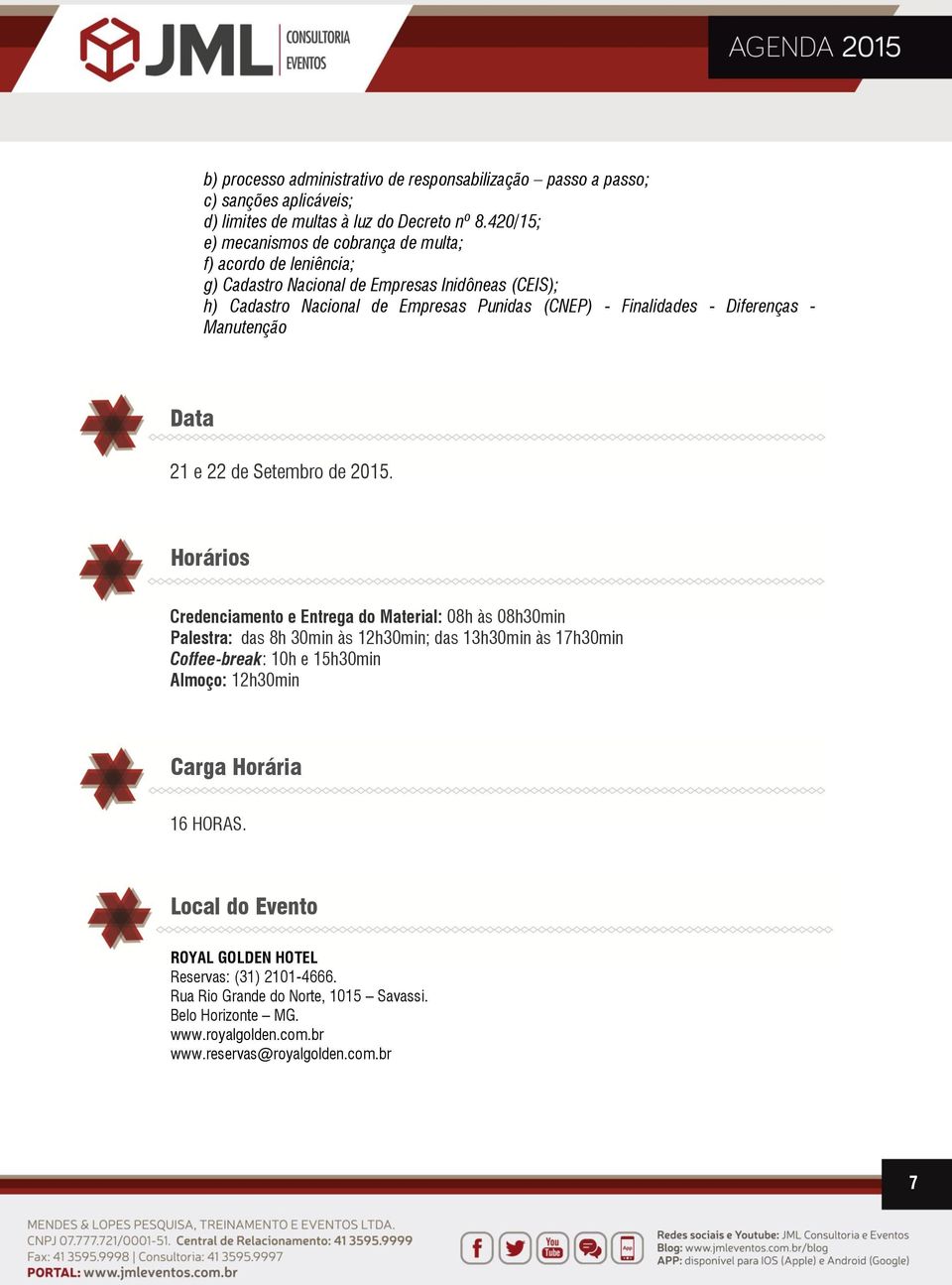 Diferenças - Manutenção Data 21 e 22 de Setembro de 2015.