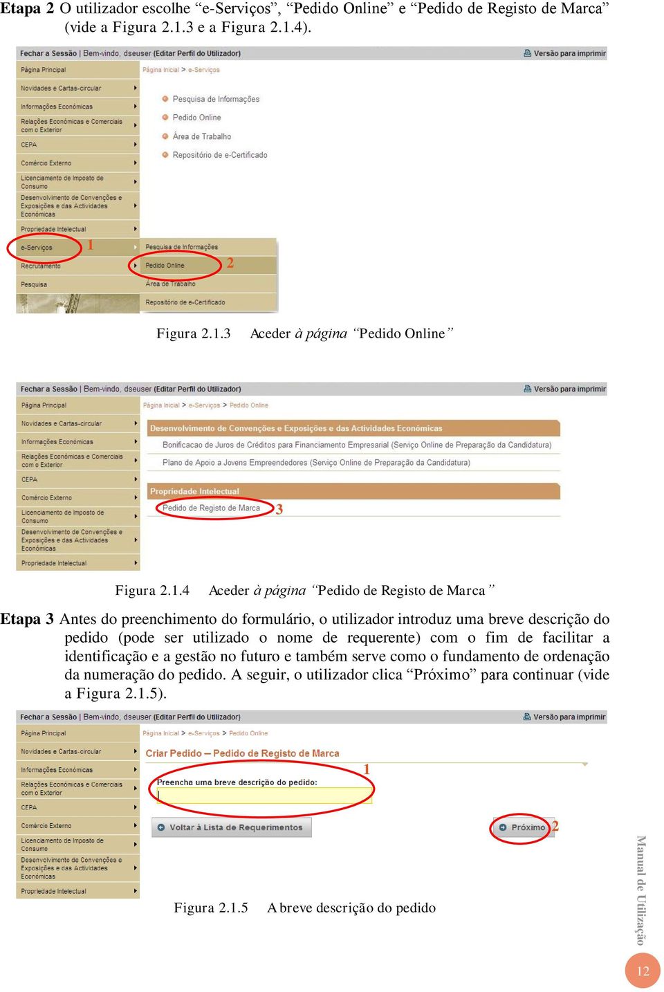 utilizado o nome de requerente) com o fim de facilitar a identificação e a gestão no futuro e também serve como o fundamento de ordenação da numeração do