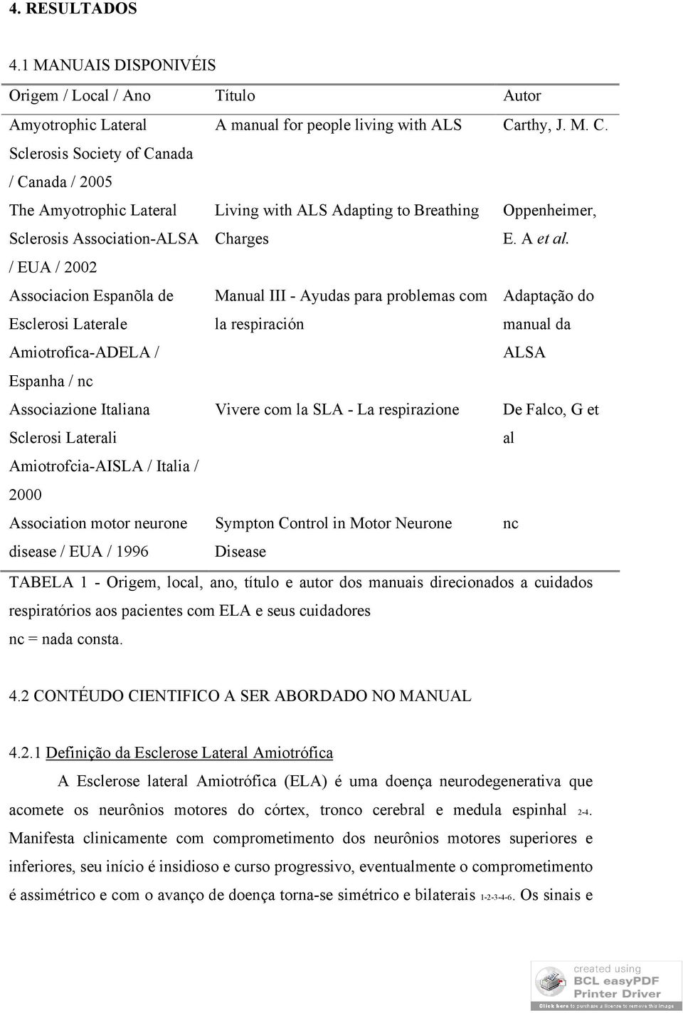 / EUA / 2002 Associacion Espanõla de Esclerosi Laterale Amiotrofica-ADELA / Manual III - Ayudas para problemas com la respiración Adaptação do manual da ALSA Espanha / nc Associazione Italiana