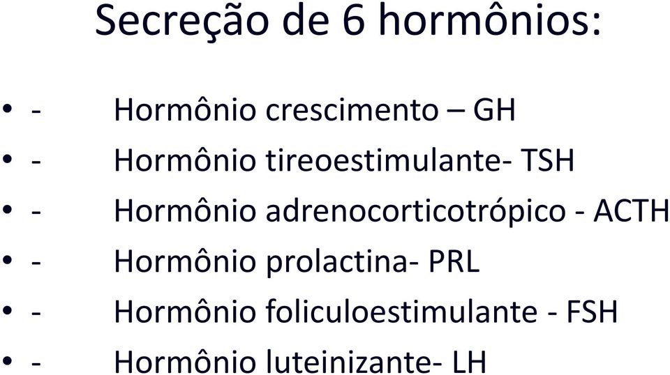 Hormônio adrenocorticotrópico - ACTH Hormônio