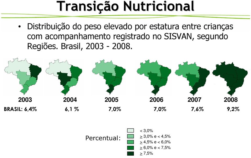 Brasil, 2003-2008.