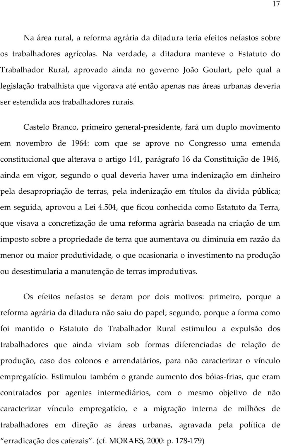 estendida aos trabalhadores rurais.