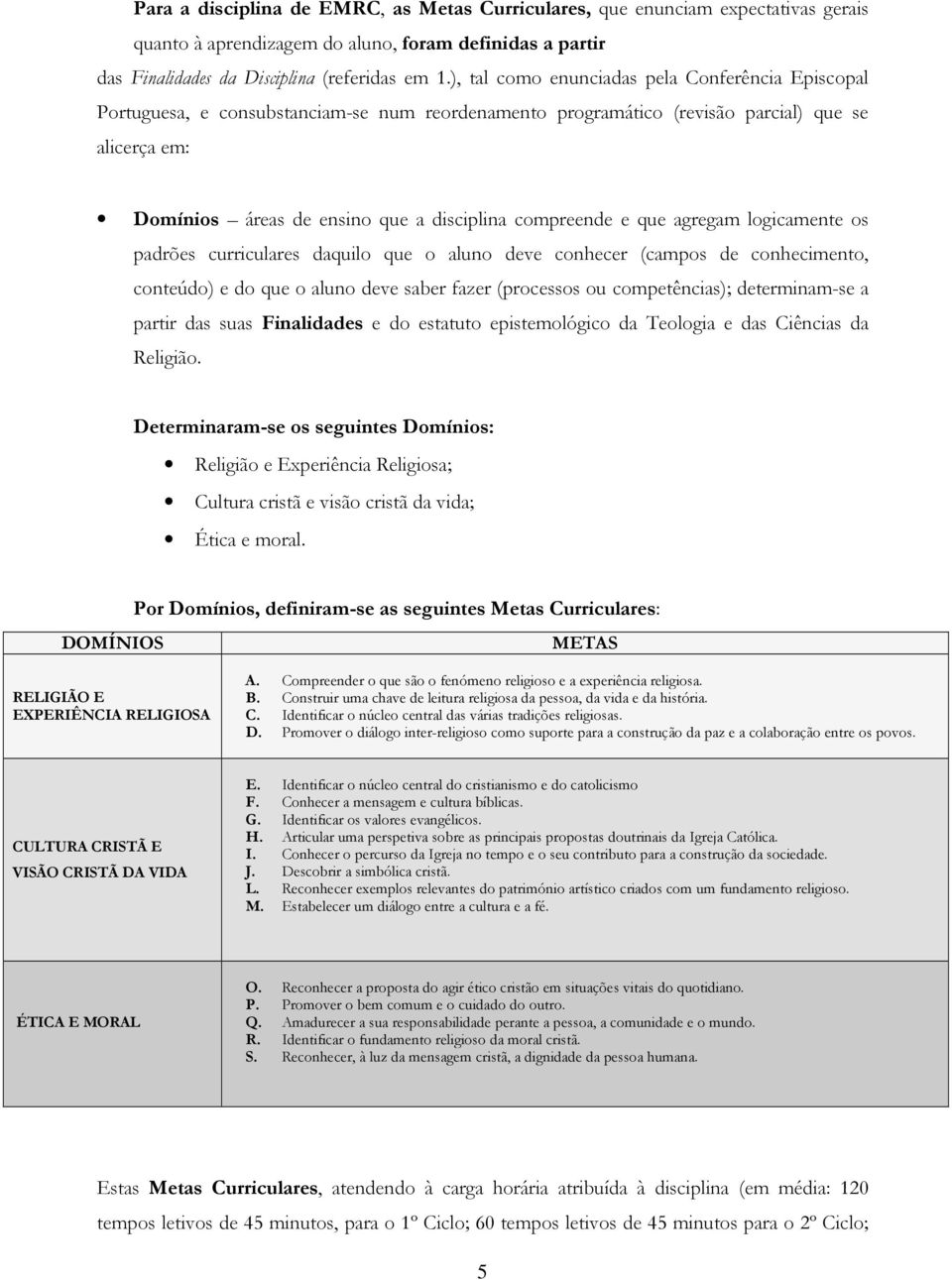 compreende e que agregam logicamente os padrões curriculares daquilo que o aluno deve conhecer (campos de conhecimento, conteúdo) e do que o aluno deve saber fazer (processos ou competências);