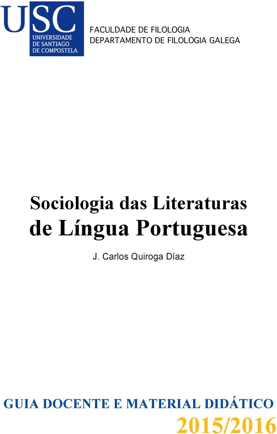 Literaturas de Língua Portuguesa J.