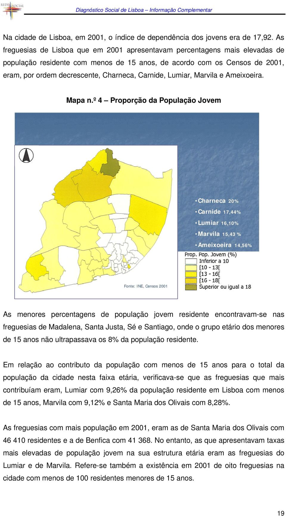 Carnide, Lumiar, Marvila e Ameixoeira. Mapa n.