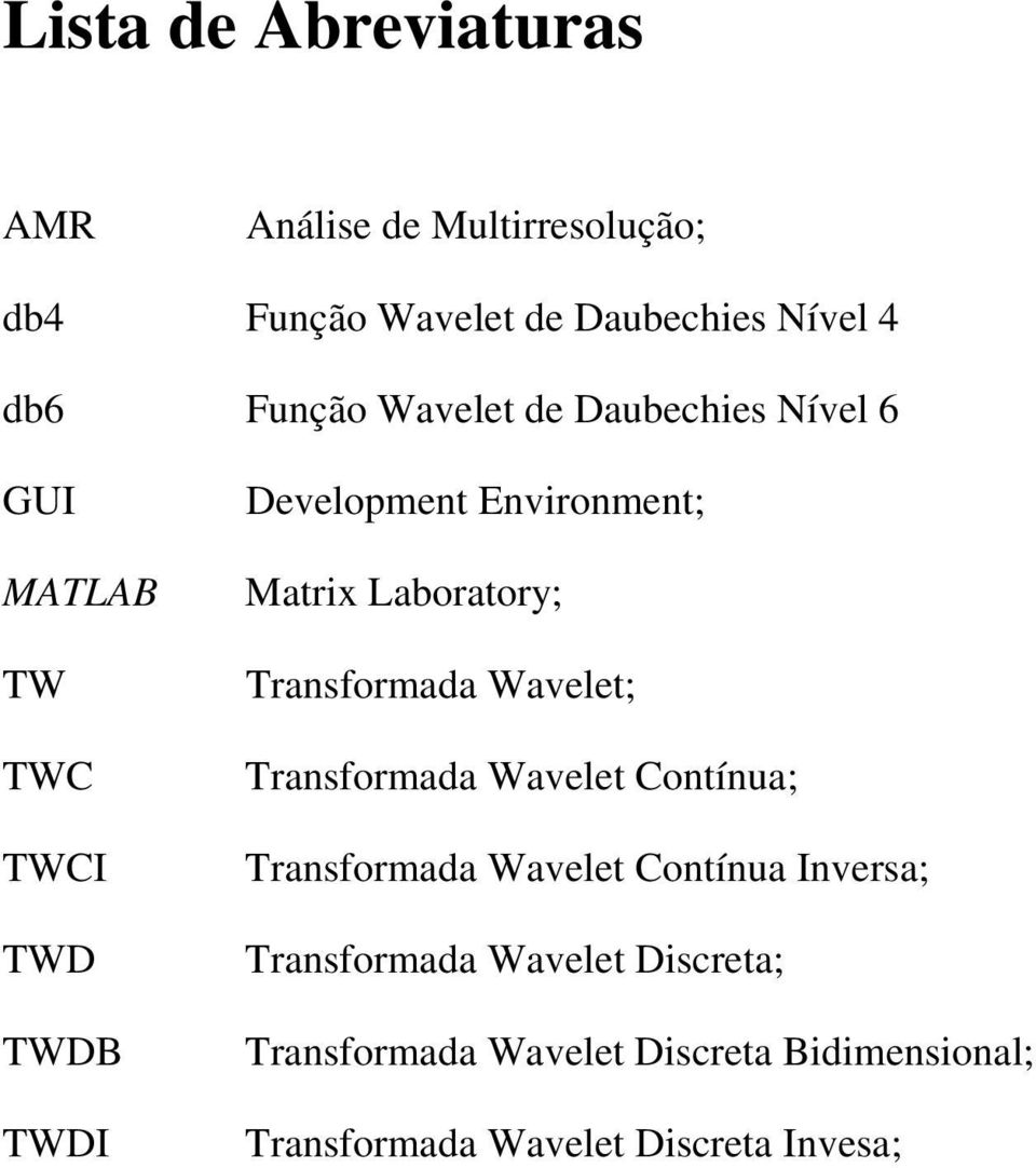 Laboratory; Transformada Wavelet; Transformada Wavelet Contínua; Transformada Wavelet Contínua Inversa;