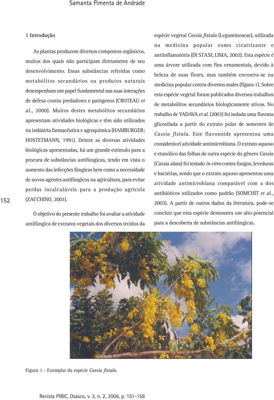 Muitos destes metabólitos secundários apresentam atividades biológicas e têm sido utilizados na indústria farmacêutica e agroquímica (HAMBURGER; HOSTETMANN, 1991).