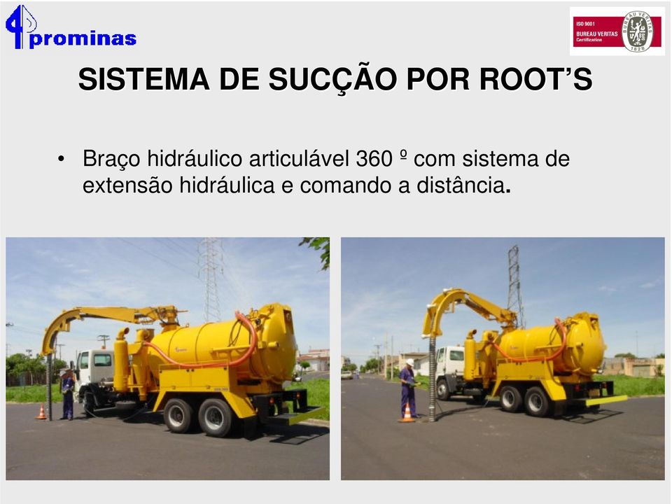 360 º com sistema de extensão