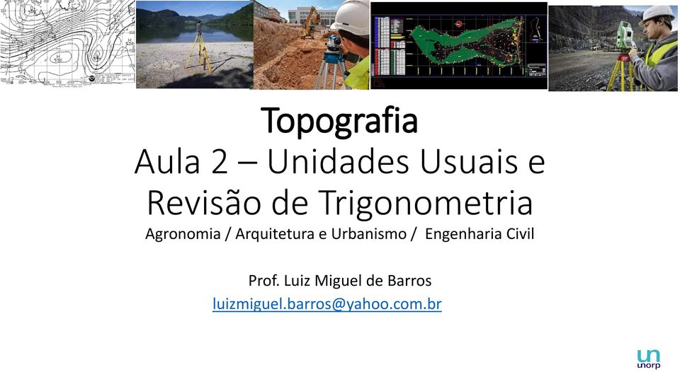 Urbanismo / Engenharia Civil Prof.