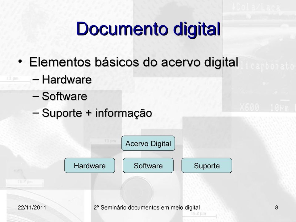 Hardware Software Suporte +
