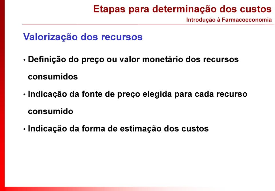 consumidos Indicação da fonte de preço elegida para cada