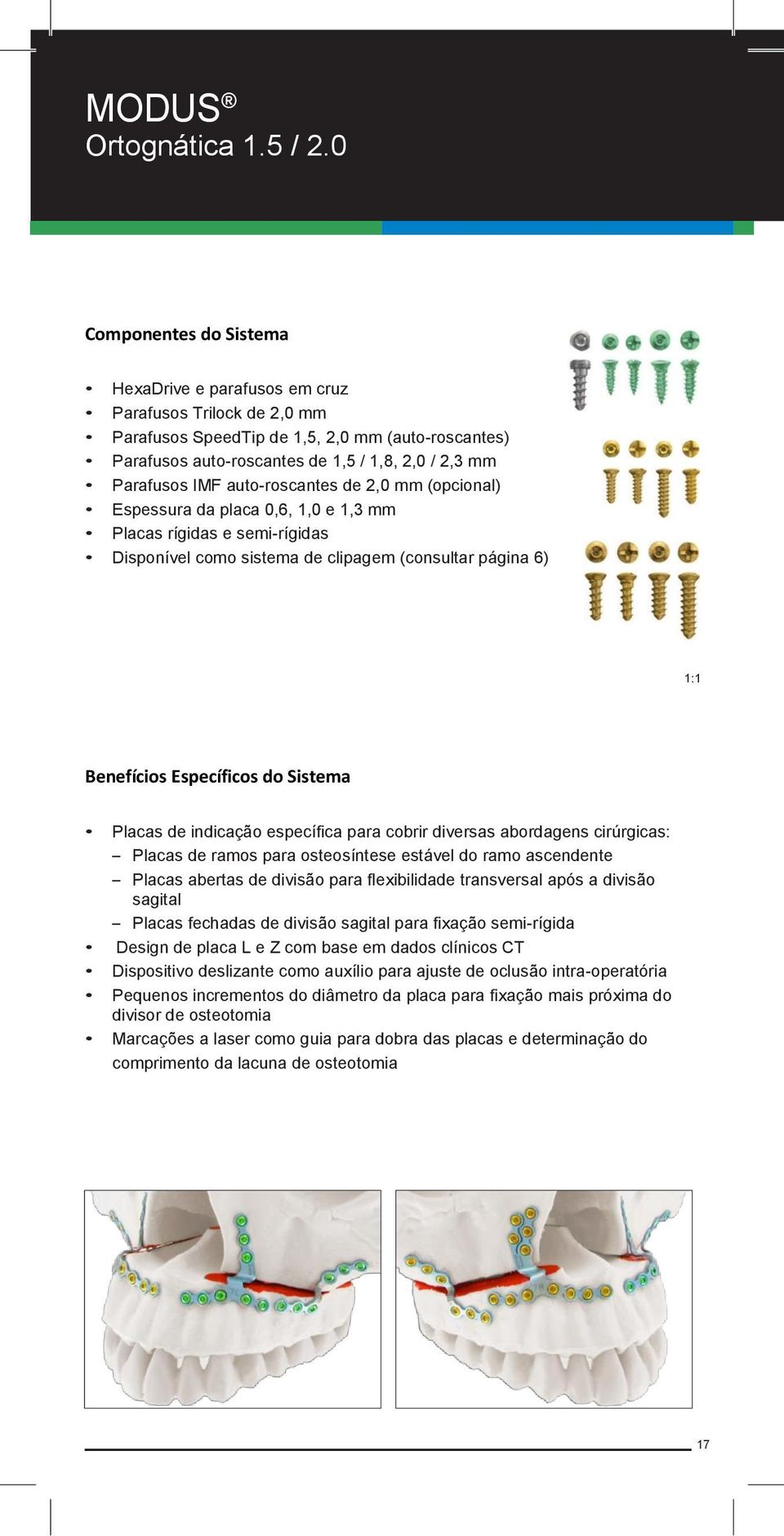 mm (opcional) Espessura da placa 0,6, 1,0 e 1,3 mm Placas rígidas e semi-rígidas Disponível como sistema de clipagem (consultar página 6) 1:1 Benefícios Específicos do Sistema Placas de indicação