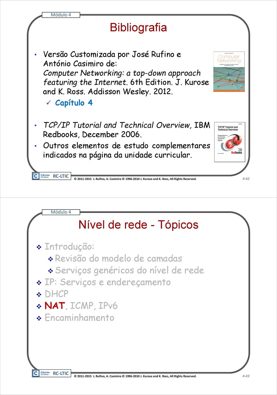 Capítulo 4 TCP/IP Tutorial and Technical Overview, IBM Redbooks, December 2006.