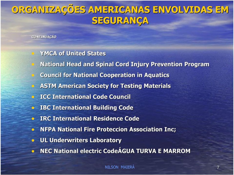 Materials ICC International Code Council IBC International Building Code IRC International Residence Code NFPA