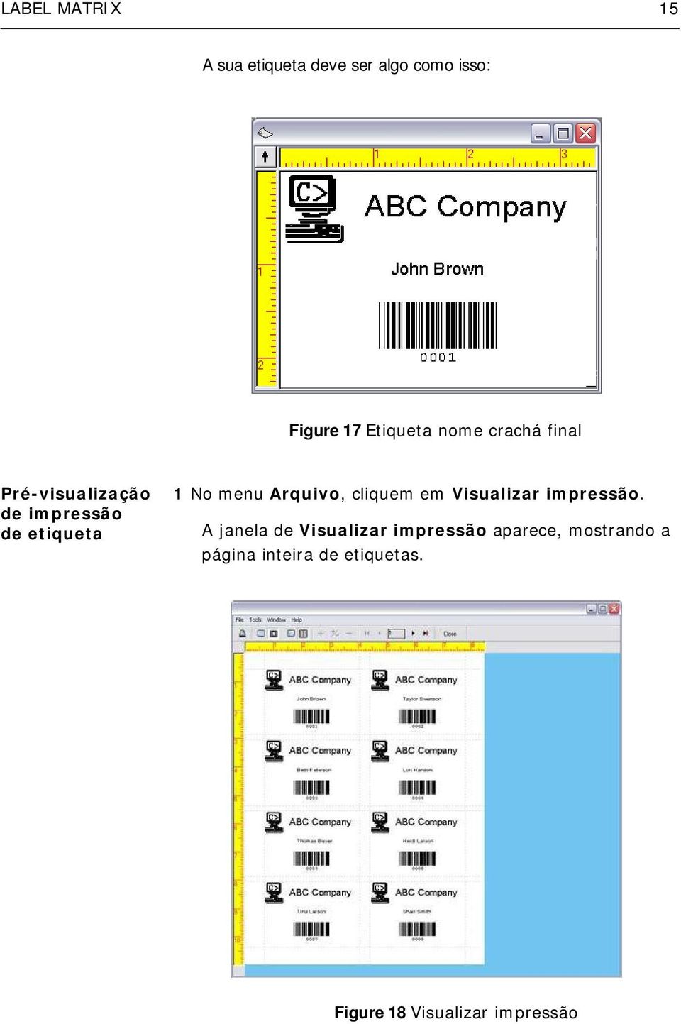 Arquivo, cliquem em Visualizar impressão.